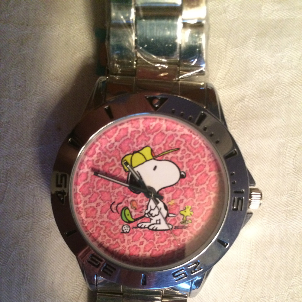 Silver Snoopy Watch